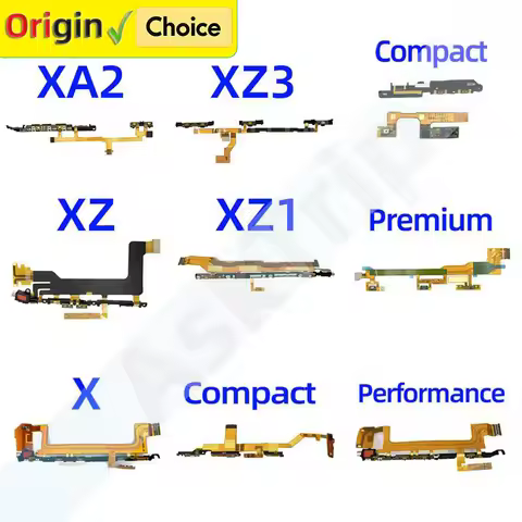 Side Key Buttons Power Volume Flex Cable For Sony Xperia X XZ XZs XZ1 XZ2 XZ3 1 2 3 Compact Premium 