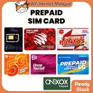 Prepaid SIM Card Prabayar Sim Kad YES U MOBILE CELCOM HOTLINK TUNETALK HALOTELCO EASTEL CELCOMDIGI O
