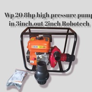 POMPA HIGH PRESSURE PUMP TURBO MESIN GX220 IN 3 OUT 2 MERK ROBOTECH - KONGKOW MARKET