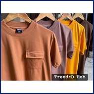 ∏ TEL Oversized Tshirt MALL QUALITY Crew Neck legit CVC fabric 230-240gsm With Pocket and Flap