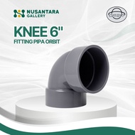 SIKU ORBIT Knee PVC 90 6 inch - Elbow Water Pipe Fitting