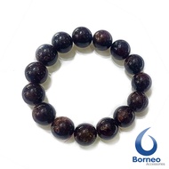 Gelang Batu Red Garnet Jumbo 16mm
