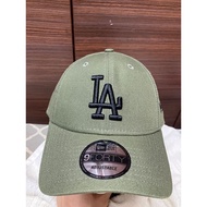 NE 9 Forty Olive Black Logo Dodgers Baseball Cap Snapback Adjustable