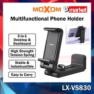 Moxom LX-VS830 Multifunctional Portable Desktop & Dashboard Phone Holder Phone Stand Moxom Holder