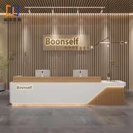 เคาน์เตอร์ประชาสัมพันธ์ สำหรับคลินิก โรงแรม Reception Desk ระบุสีที่สนใจผ่านช่องแชท