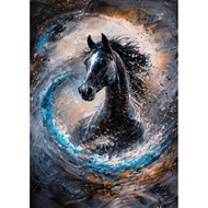 Poster Picture Horse Size A3 Thickness 200 Grams No Frame Auspicious Enhance Feng Shui Decorate Your