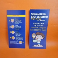 Flyer How to Brush Your Teeth - Flyer Save Your Healthy Teeth - Flyer Dental Health