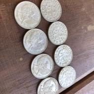 Koin Kuno 25 Sen Garuda 1952 dan 1955 Borongan 8pcs
