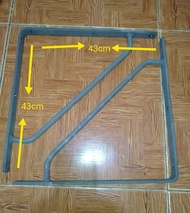 Window type aircon(.75HP-1HP) and shelves L shape wall bracket. 2pcs.