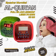 ALFALAH Speaker Murottal Alquran 30 Juz Murotal Lengkap Bluetooth Jam Digital Rhimoa V600