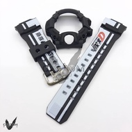 (Vcustom) GW9400 RANGEMAN CUSTOM PRINTING " INITIAL D " BAND AND BEZEL WATCH STRAPS (Without Buckle)