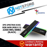 ADATA XPG SPECTRIX D35G RGB 8GB X 2 3200 MHz DDR4 RAM - BLACK- AX4U32008G16A-DTBKD35G