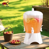 [lahomia] 4.5L Beverage Dispenser for Fridge Beverage Container Cold Water Jug for Camping
