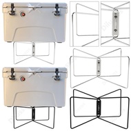 Camping Folding Cooler Stand Frame Foldable Ice Box Holder Hiking Holder Support