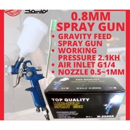 BLACK HARDWARE Paint Spray Gun Sprayer Airbrush Painting Tool Kit Pump Gun Nozel Penyembur Cat Keret
