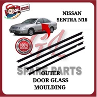 DOOR GLASS OUTER MOULDING ORIGINAL NISSAN SENTRA N16 (PINTU CERMIN LUAR GETAH) WINDOW OUTER RUBBER