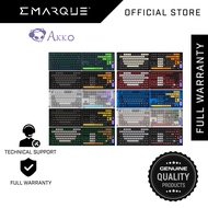 // Akko PBT Double Shot Keycaps — Chicago Theme, Carbon Retro, Wave, Macaw, Silent, World Tour Londo