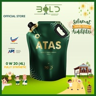 BOLD ATAS 𝕏 SIRIM [ OSP + PAO ] 0w20 4L Fully Synthetic Engine Oil Car API SP Minyak Hitam 0w-20 Enj