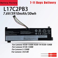 NEW L17L2PB3 Laptop Battery For Lenovo IdeaPad V330-15IKB V530-15IKB L17M2PB4 L17M2PB3 L17L2PB4 L17C