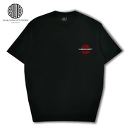 HUB CONCEPT STORE | HUB LOGO PUFF 230GSM OVERSAIZ TEE (HITAM/PUTIH)