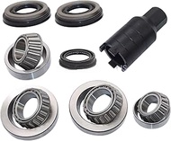 1set Rear Differential Bearing Repair Kit & Removal Tool F-577158 F-574658 Replacement for Cadillac 