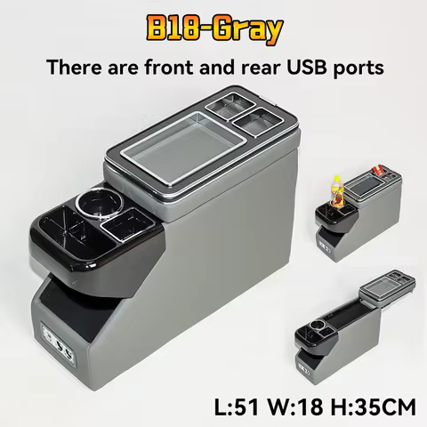 Suitable For Toyota Noah/Voxy Honda Stepwgn Freed Armrest Box Central Modification Storage Apartment