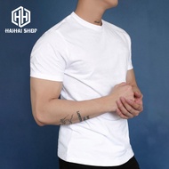 Áo Thun Trơn Màu Trắng HaiHaiShop Ken T-Shirt