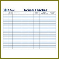 ∣ ❁ ╰ A5 TRACKER (LOAD & GCASH) 80sheet
