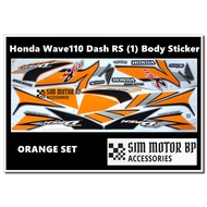 Honda Wave110 Dash RS (1) Body Sticker