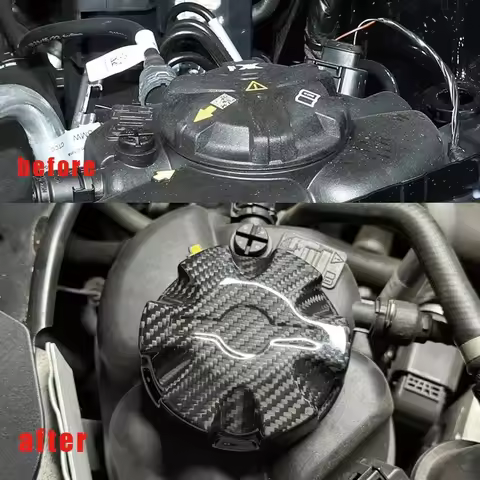 For BMW F01 F02 G11 G12 G01 G02 G05 G06 G07 G80 G82 F80 F82 F90 G20 Expansion Tank Cap Carbon Fiber 