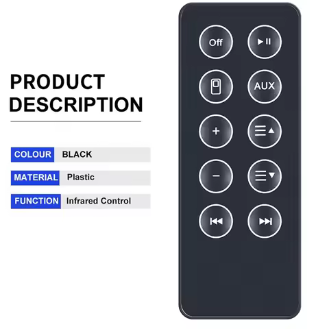 Trending Now New Remote Control Replacement for Bose Sounddock 10 SD10 Bluetooth-Compatible Speaker 