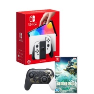 Nintendo Switch 主機 白 (OLED版)+薩爾達傳說：王國之淚 中文版+薩爾達傳說：王國之淚 PRO控制器