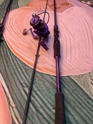 Joran daiwa 1.8M set Reel zorro 3000