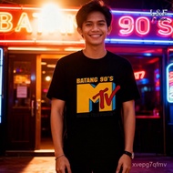 L&F Men's 90s MTV Vintage Tshirt | Batang 90's Pinoy Nostalgic Print | Trendy Casual Outfit for Hang