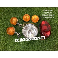 HONDA BULAT C70 HEADLAMP + SIGNAL COMBO SET