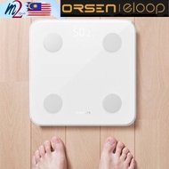 ELOOP A1 Bluetooth BMI Weight Scale Timbang Berat Badan Smart Weight Scale Body Fat Penimbang Berat