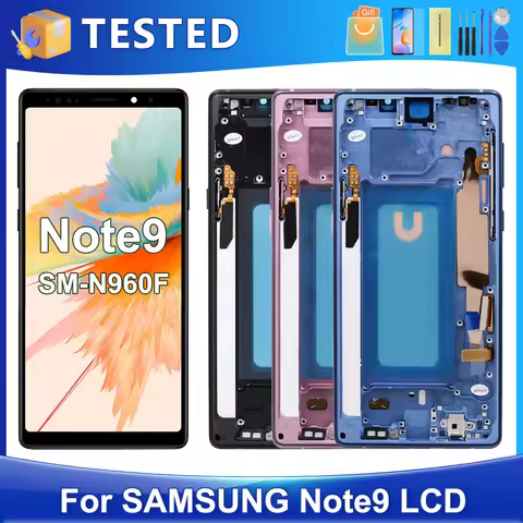 Tested Display For Samsung Note 9 LCD Display Touch Screen Assembly For Samsung Note9 N960 N960F LCD