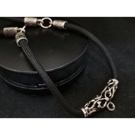 Alloy Head black 4mm Nylon String Amulet men's necklace!