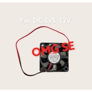 Fan dc fan panel fan cooling 5x5 12V Hanaya