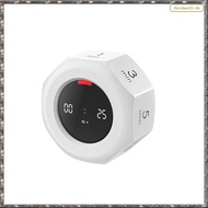 [L W H Y] Multi-Hexagon Cube Timer 90-Minute Sensor Digital Timer with LED Screen 7 Set Time Managem