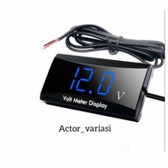 FREE SHIPPING MOTORCYCLE VOLT METER & DIGITAL BATTERY VOL METER MOTORCYCLE BATTERY MEASURING TOOL FR