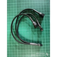 Fan Extension Tap Cable Snake Net Braided Small 4PIN 1 Point 3 PWM Wire Length 23cm