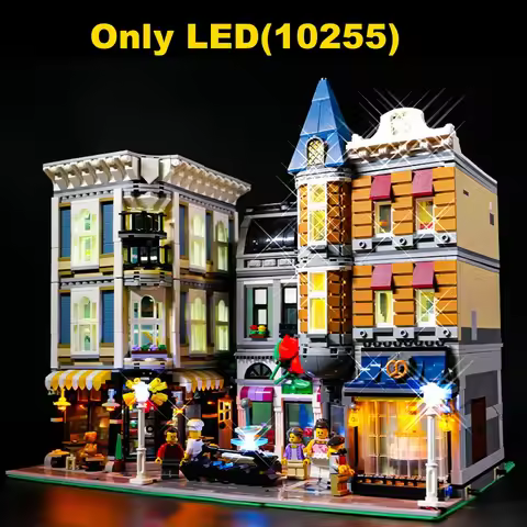 Led Lighting Kit For Lego 10255 City Street 15019 The Assembly Square building block bricks (only li