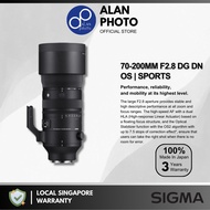 Sigma 70-200mm F2.8 DG DN OS | Sports For Sony A7c II / A7CR / A7MK 4 / A7III / A7C / A7RM5 | Sigma 