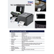 TSC TE244 USB THERMAL TRANSFER PRINTER BARCODE PRINTER
