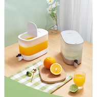 ECOCO 4L Plastic Water Bottle, Convenient Refrigerator Fruit Juice Bottle E2212