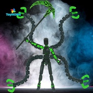 GPHA> Titan 13 Action Figure 3D Printed T13 Multi-Jointed Movable Robot With Full Articulation Luy 1