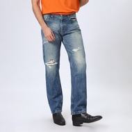 EDWIN JEANS - Men's Regular Fit Denim Trousers Handcrafted Jeans 801 BLUE PATCHES Seluar Jeans Lelak