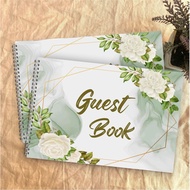 Wedding Guest Book/Guest Book Wedding/ Wedding Party Invitation Guest Book Wedding Guest Invitation 