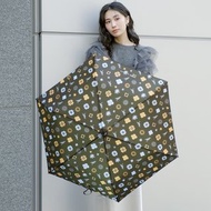 鈦輕超輕量自動傘/印花樂 x OMBRA/經典花色/橄欖綠